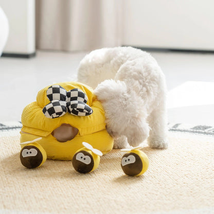 Honey Bee Comb Pet Food Leakage Hiding Toy