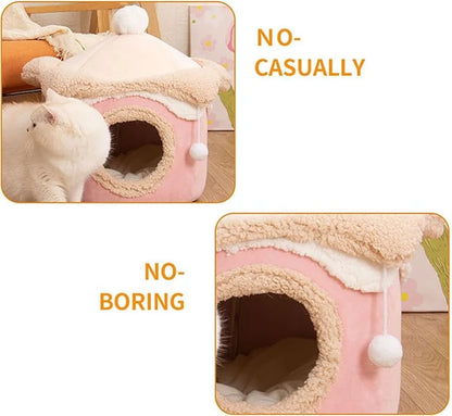 Cute Ice Cream-Shaped Pet Nest House