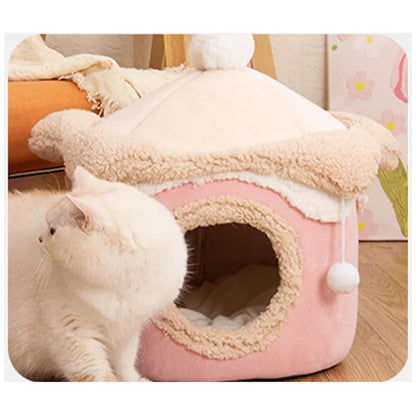 Cute Ice Cream-Shaped Pet Nest House