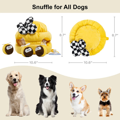 Honey Bee Comb Pet Food Leakage Hiding Toy