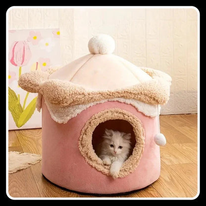 Cute Ice Cream-Shaped Pet Nest House