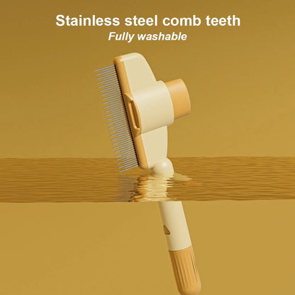 Professional Cat Pet Needled Comb With Release Button