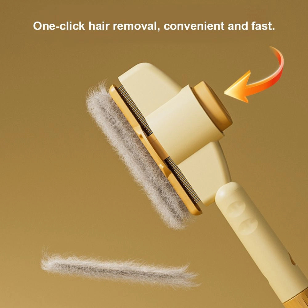 Professional Cat Pet Needled Comb With Release Button